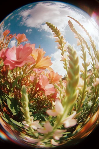 Dynamic Fisheye Nostalgia style reference image — circular vignette