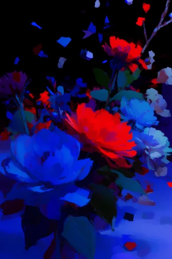 Luminous Noir Expressionism style reference image — ethereal silhouettes