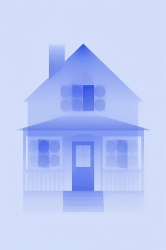 Ethereal Cobalt Minimalism style reference image — geometric vector layers