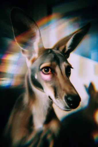 Luminous Prismatic Etherealism style reference image — high-contrast lighting