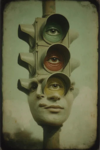 Muted Surreal Gothic style reference image — somber atmospheric lighting