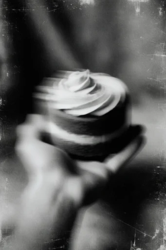 Kinetic Noir Abstraction style reference image — industrial noir