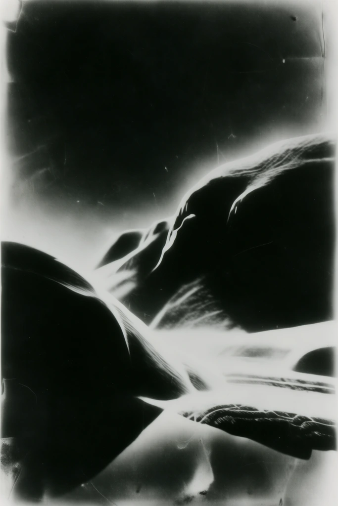 Experimental Monochrome Luminism style AI image example 2