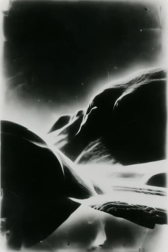 Experimental Monochrome Luminism style AI image example 2