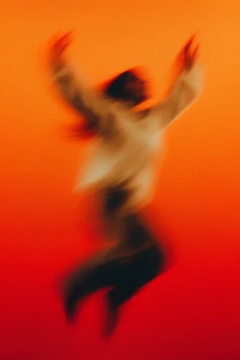 Spectral Amber Motion moodboard — generate AI images in this style