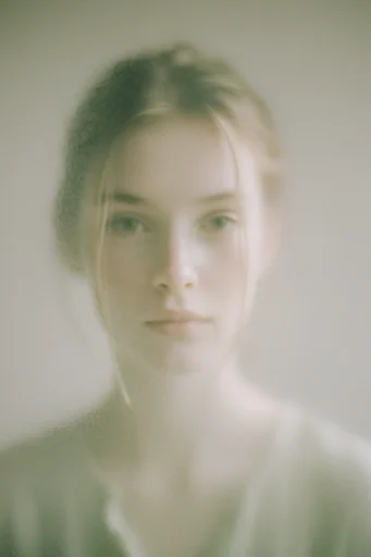Ethereal Minimalist Serenity style reference image — shallow depth of field