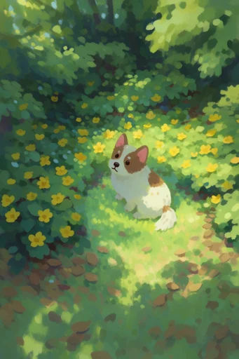 Vibrant Impressionist Storytelling style reference image — stylized graphic shapes