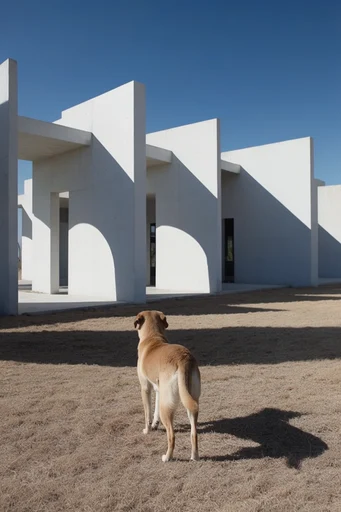 Monolithic Arid Surrealism style reference image — surreal minimalism