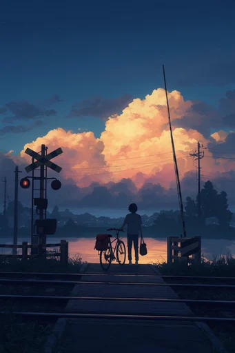 Luminous Twilight Nostalgia moodboard — generate AI images in this style