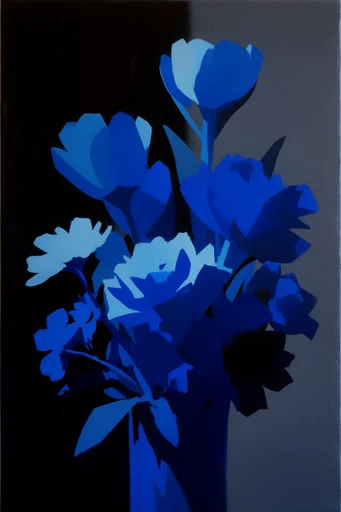 Graphic Chiaroscuro Fauvism style reference image — dramatic moody shadows