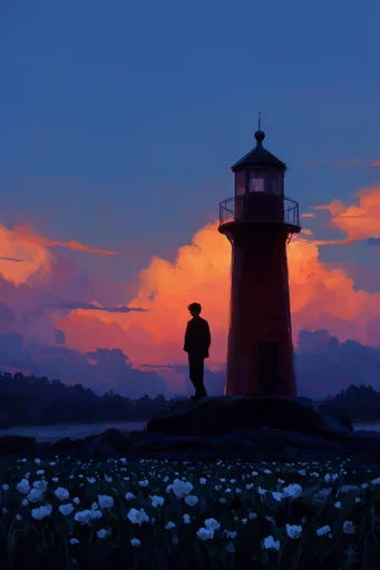 Fiery Twilight Expressionism style reference image — textured impasto brushstrokes