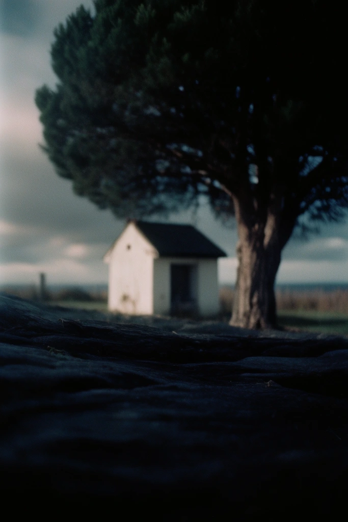Cinematic Noir Introspection style AI image example 2