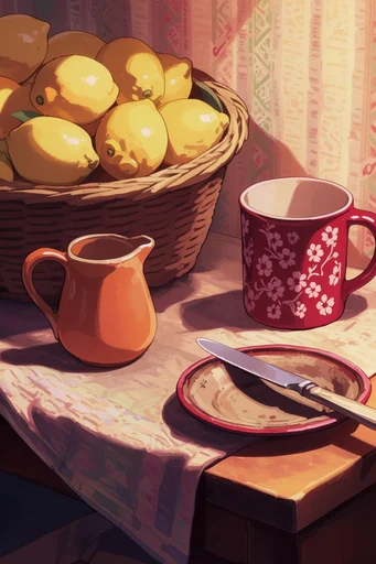 Whimsical Nostalgic Maximalism style reference image — retro anime aesthetic