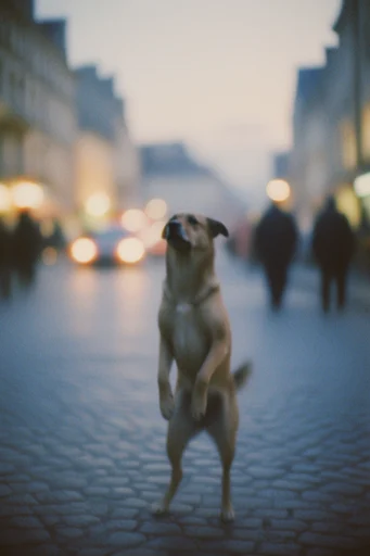 Cinematic Twilight Impressionism style reference image — urban melancholy