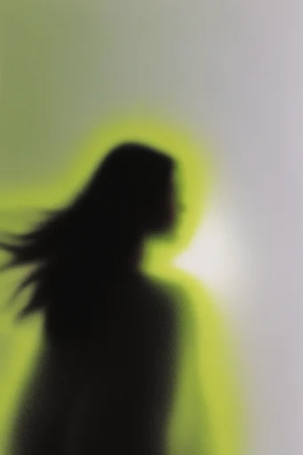 Radioactive Minimalist Blur moodboard — generate AI images in this style