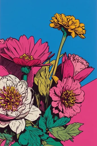 Graphic Retro Pop style reference image — high-contrast screenprint aesthetic