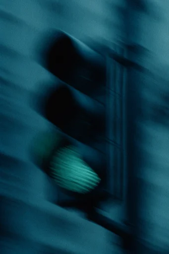 Spectral Cobalt Motion style reference image — soft focus silhouettes
