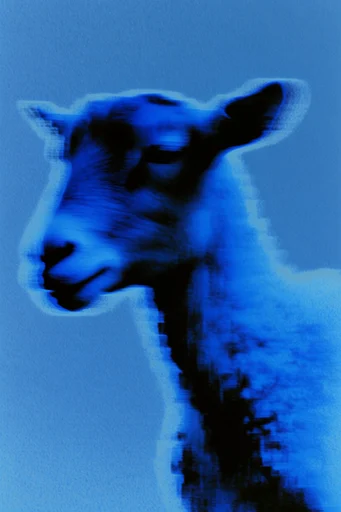 High Contrast Monochromatic Graphic style AI image example 3
