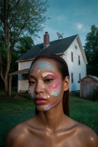 Hyper-Tactile Surrealist Beauty style reference image — vibrant jewel-toned palette