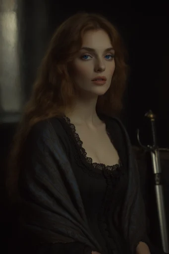 Cinematic Gothic Chiaroscuro style reference image — Victorian gothic