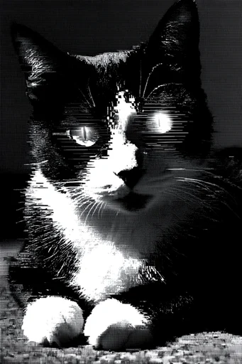 Corrupted Monochrome Noir style reference image — high contrast chiaroscuro