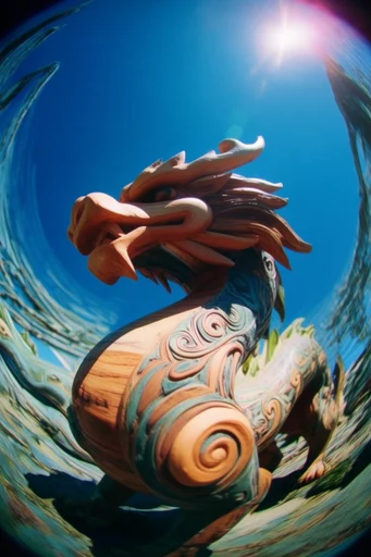 Vintage Fisheye Nostalgia style reference image — analog film aesthetic
