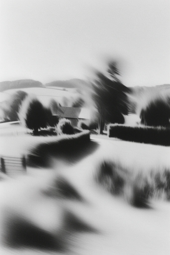 Kinetic Monochrome Noir style AI image example 2