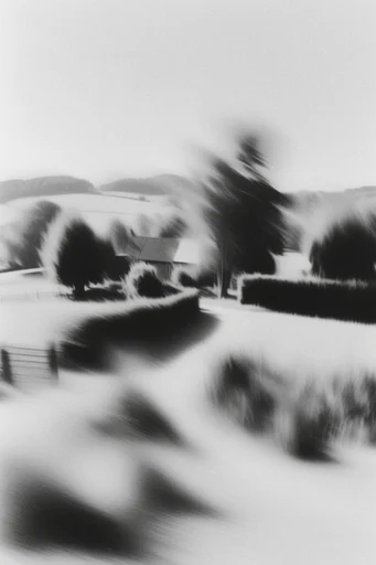 Kinetic Monochrome Noir style AI image example 2