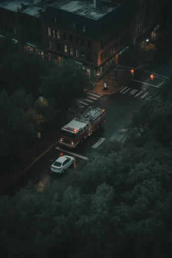 Aerial Verdant Solitude style reference image — high-angle aerial photography