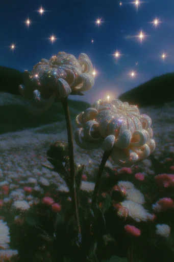 Ethereal Nocturnal Dreamscape style reference image — glowing ethereal highlights