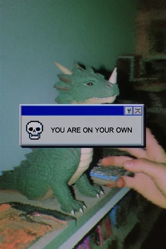 Surreal Liminal Glitchcore style reference image — low-poly CGI