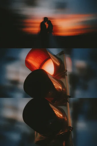 Ethereal Twilight Luminescence style reference image — analog film grain