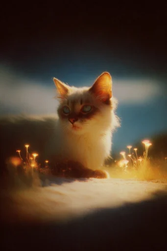 Luminous Nocturnal Chiaroscuro style reference image — mystical atmosphere