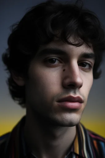Cinematic Nocturnal Portraits style reference image — high contrast