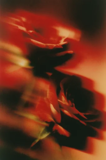 Crimson Nocturnal Blur style reference image — cinematic chiaroscuro