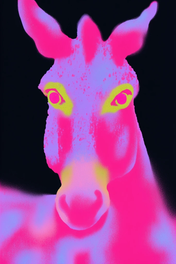 Psychedelic Thermal Grain style AI image example 3