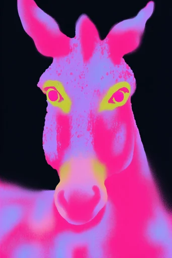 Psychedelic Thermal Grain style AI image example 3