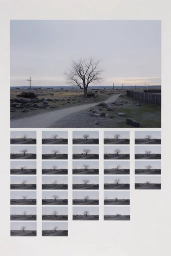 Deconstructed Archival Minimalism style AI image example 2