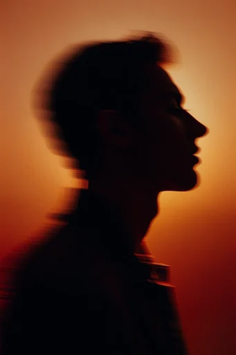 Crimson Silhouette Noir moodboard — generate AI images in this style