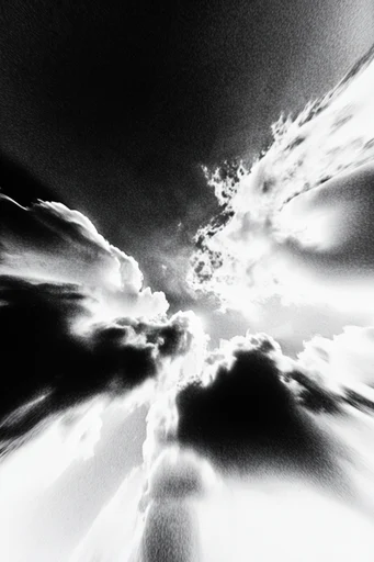 Ethereal Noir Luminescence style reference image — ethereal glowing silhouette