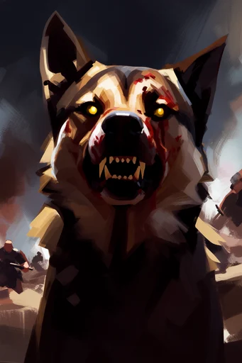 Gritty Painterly Chiaroscuro style reference image — gritty concept art style