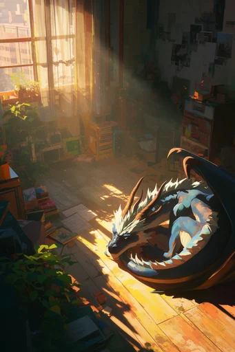 Luminous Urban Narrative style reference image — urban environment