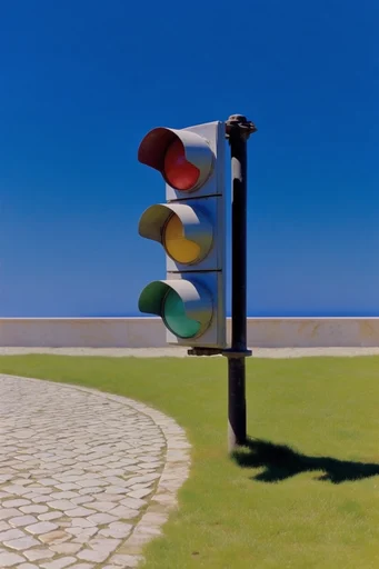 Precision Geometric Surrealism style reference image — hyperrealistic minimalist