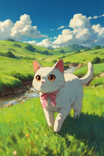 Luminous Anime Pastoralism style reference image — nostalgic summer atmosphere