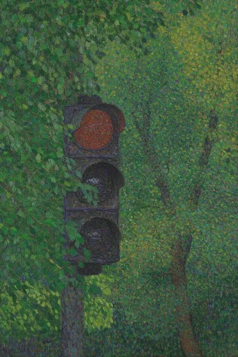 Verdant Mythic Tapestry style reference image — painterly texture