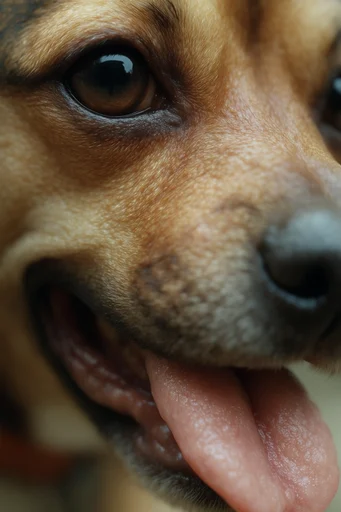 Visceral Macro Realism style reference image — wet skin sheen
