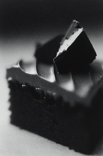 Textured Monochrome Noir style reference image — low-fidelity analog aesthetic