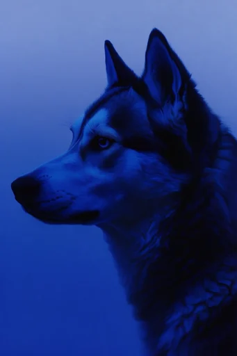 Ethereal Cobalt Nocturne style reference image — sharp textures