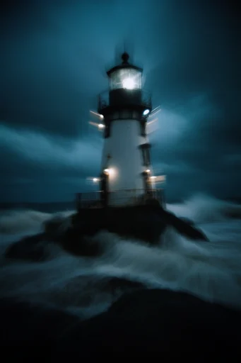 Nocturnal Cinematic Blur style reference image — shutter drag