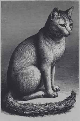 Monochrome Etched Surrealism style reference image — surreal allegory